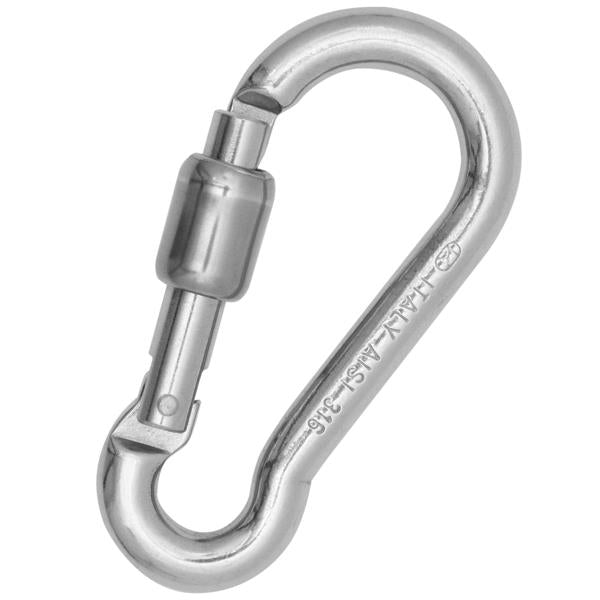 KONG Karabiner außen öffnend aus Edelstahl A4 (AISI316)