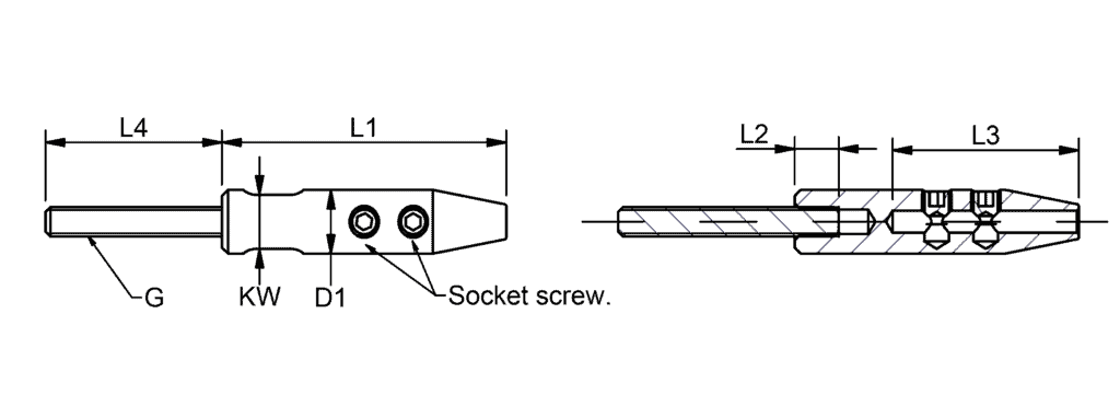 BLUE WAVE DIY Terminal aus Edelstahl A4 (AISI316)