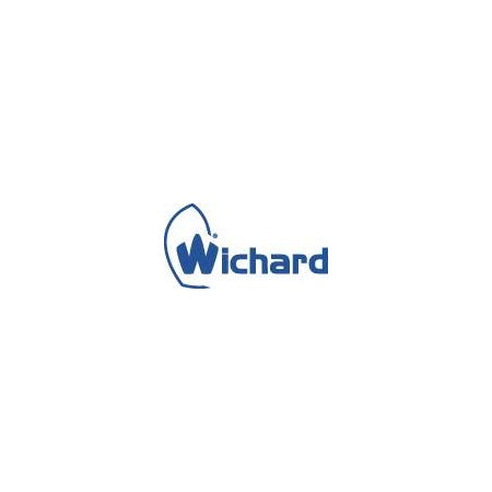 WICHARD Schäkel gedrehte D-Form lang mit unverliebarem selbtsichernden Bolzen aus Edelstahl A4 (AISI316)