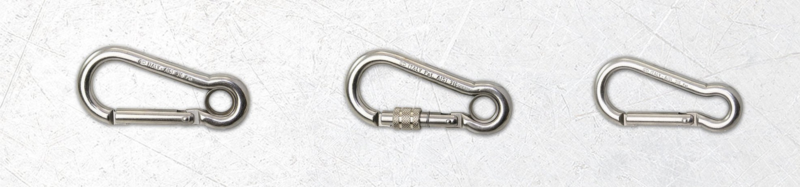 KONG Asymetrischer Karabinerhaken AISI316 – 200 Mm, Rostfrei Für Marine & Jacht