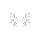 Normscharnier 50x40mm aus Edelstahl A2 (AISI304)