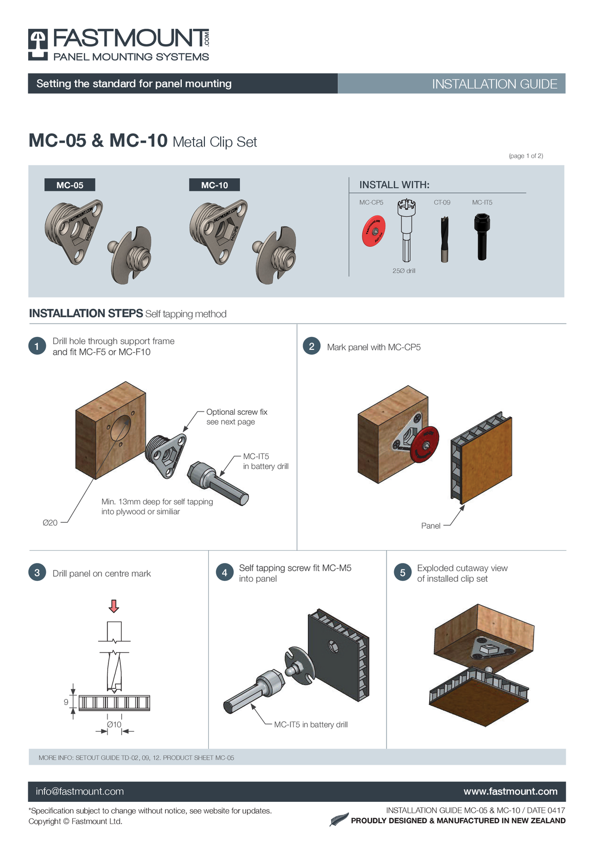 FASTMOUNT Metall Buchse F5 (5kg)