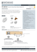 Fastmount™ Standard Clip PC-SM1AC Akustik zum kleben (2kg)