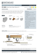 Fastmount™ Standard Clip PC-SM2 zum kleben (5kg)