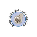 Wichard Schäkel D-Form geschmiedet mit selbstsichernden Bolzen aus Edelstahl A4 (AISI316L)