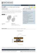 Fastmount™ Very Low Profile Buchse VL-F3FR flammenhemmend (5kg)