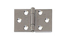 Scharnier breit matt geschliffen Edelstahl AISI304