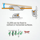 Clamcleat™ Racing Fine Line Cleat, für Leine 3-6mm