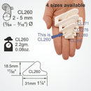 Clamcleat™ Line Lok™ Zeltleinenspanner, für Leine 2-5mm