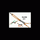 Clamcleat™ Cobra Cleat, für Leine 4-6mm