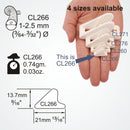 Clamcleat™ Line Lok™ Mini Zeltleinenspanner, für Leine 1-3mm