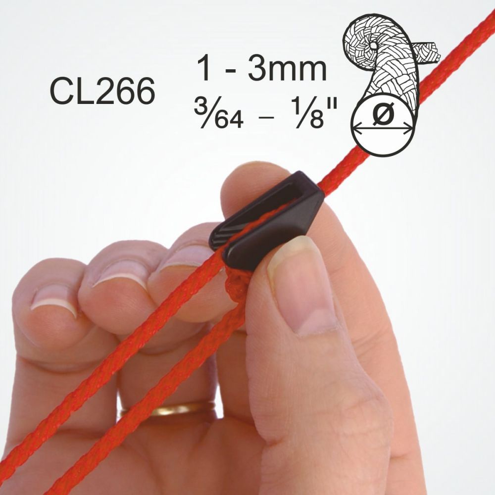 CLAMCLEAT Line Lok™ Mini Zeltleinenspanner, für Leine 1-3mm