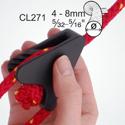 Clamcleat™ Line Lok™ Large Zeltleinenspanner, für Leine 4-8mm