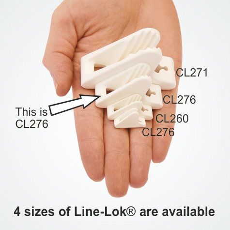 CLAMCLEAT Line Lok™ Medium Zeltleinenspanner, für Leine 3-6mm