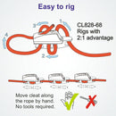 Clamcleat™ Aerocleat mit CL268 Racing Micros