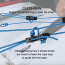 Clamcleat™ Aerocleat mit CL268 Racing Micros