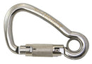 Asymmetrischer Karabiner mit Drehsicherung mit Kausch AISI316