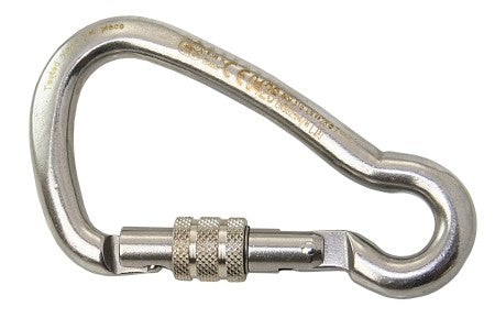 Karabinerhaken asymetrisch Screw-Lock AISI316