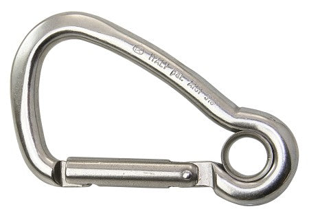 Karabinerhaken asymetrisch mit Kausch AISI316