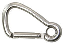 Karabinerhaken asymetrisch mit Kausch AISI316