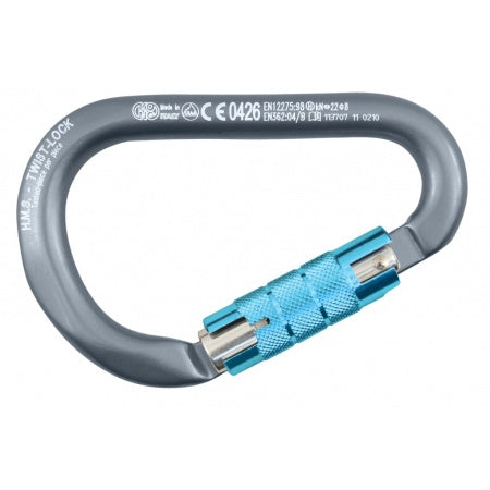 KONG Karabiner „HMS“ mit Twist Lock, Aluminium