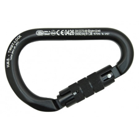 Kong Karabiner „HMS“ mit Twist Lock, Aluminium