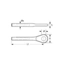 Blue Wave Augterminal aus Edelstahl A4 (AISI316)