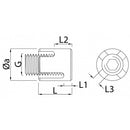 Blue Wave Seilkreuzklemmen aus Edelstahl A4 (AISI316)
