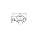 Augbolzen mit Ring, Edelstahl A4 (AISI316)