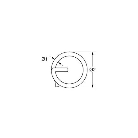 Ringsplinte aus Edelstahl A4 (AISI316)