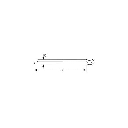 Stecksplinte aus Edelstahl A4 (AISI316)