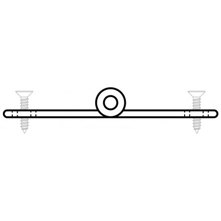 Scharnier Feinguss Flachmaterial aus Edelstahl A4 (AISI316)